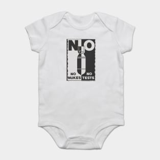 No Nukes No Tests Baby Bodysuit